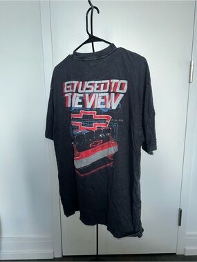 Hollister Black T-Shirt with Red Chevrolet Racing Logo
